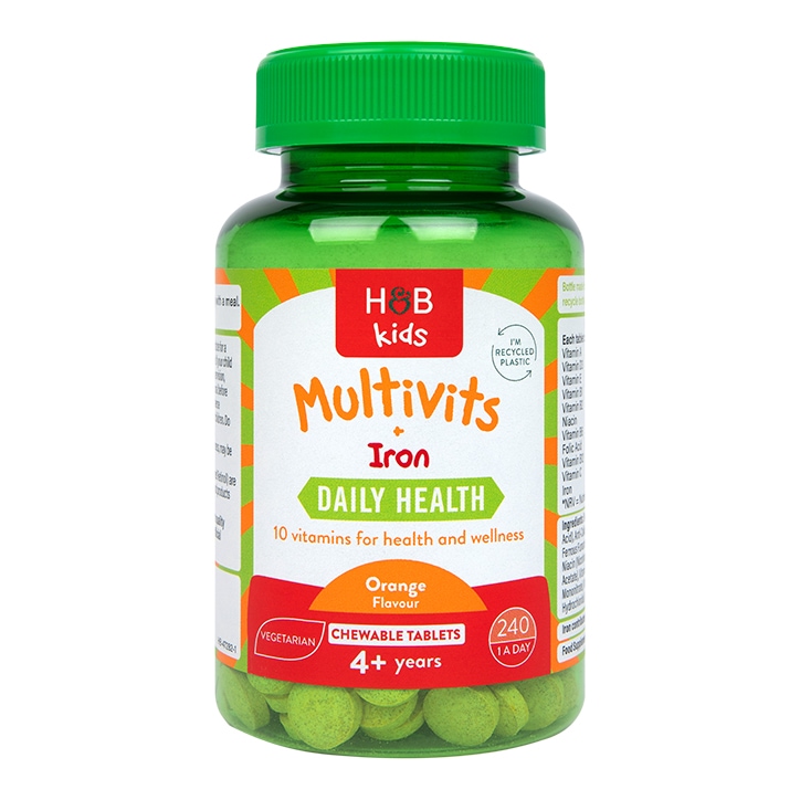 Holland and Barrett Kids Multivits & Iron  240 Tablets